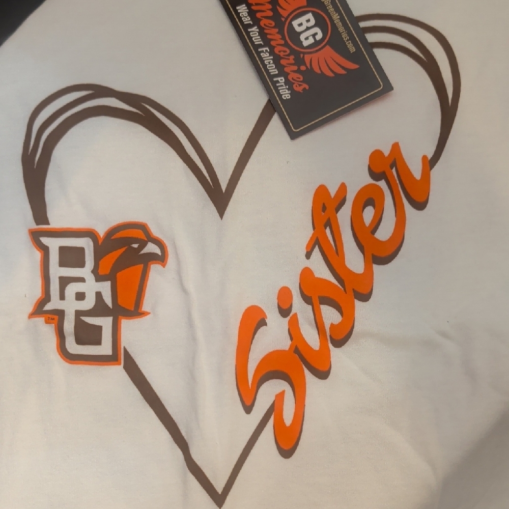Bowling Green State University Sister T-Shirt with Heart Design